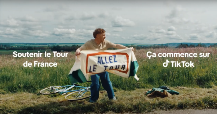 TikTok s’invite sur les routes du Tour de France